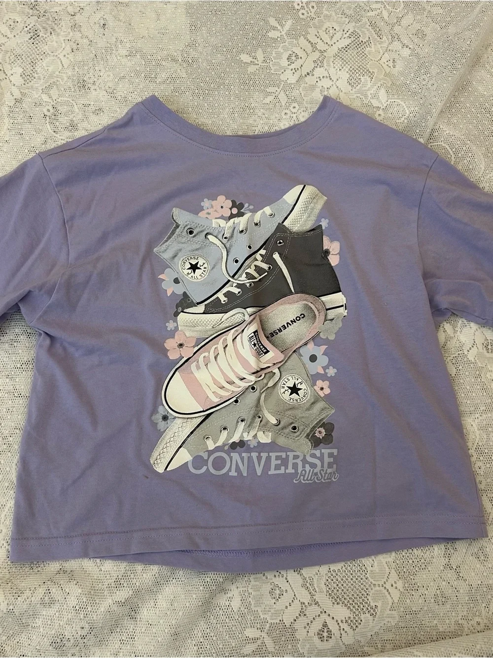 Converse Kids Lavender Graphic Tee